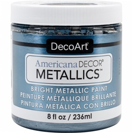 Deco Art 8 oz Americana Decor Metallic Paint, Pewter DE379421